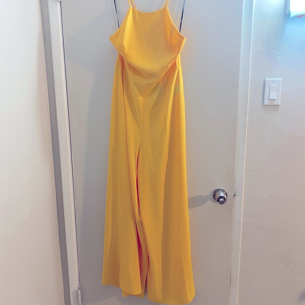 Yellow women’s jumpsuit